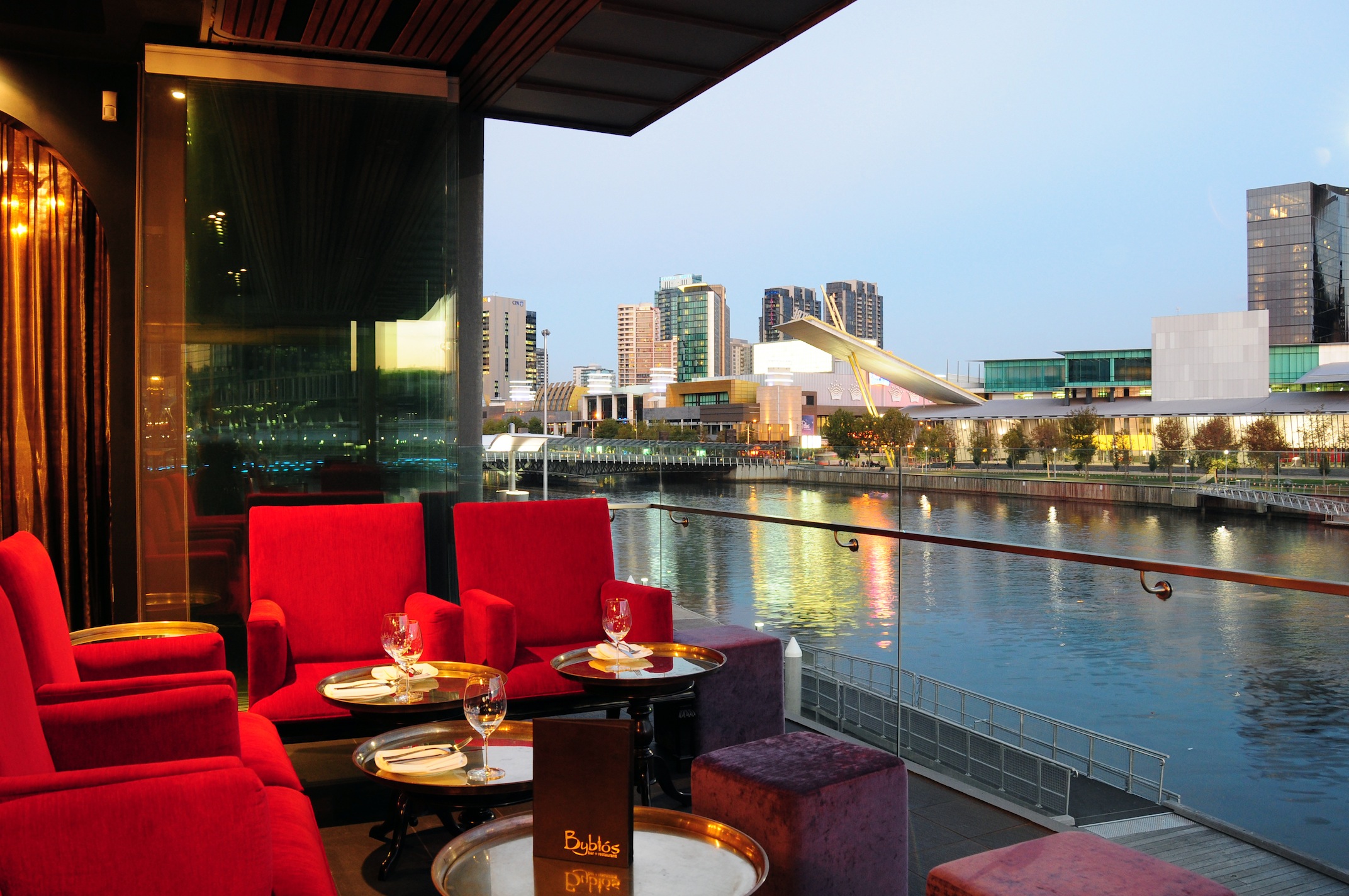 WTC Wharf — Yarra River Melbourne Australia